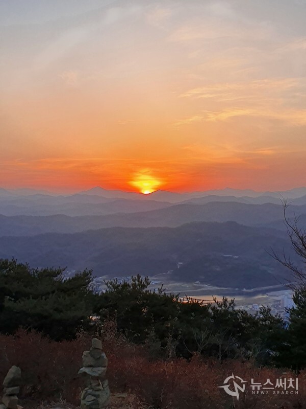 고불봉 낙조