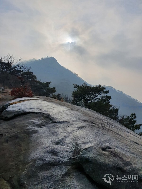 마니산 단군로 능선