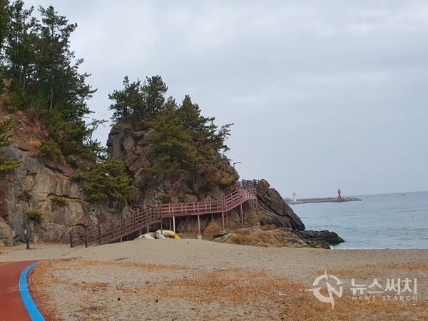 해파랑길 강원도 삼척 북면 부구리 해변데크길