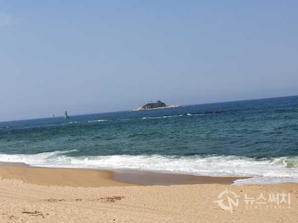  속초해수욕장과 조도