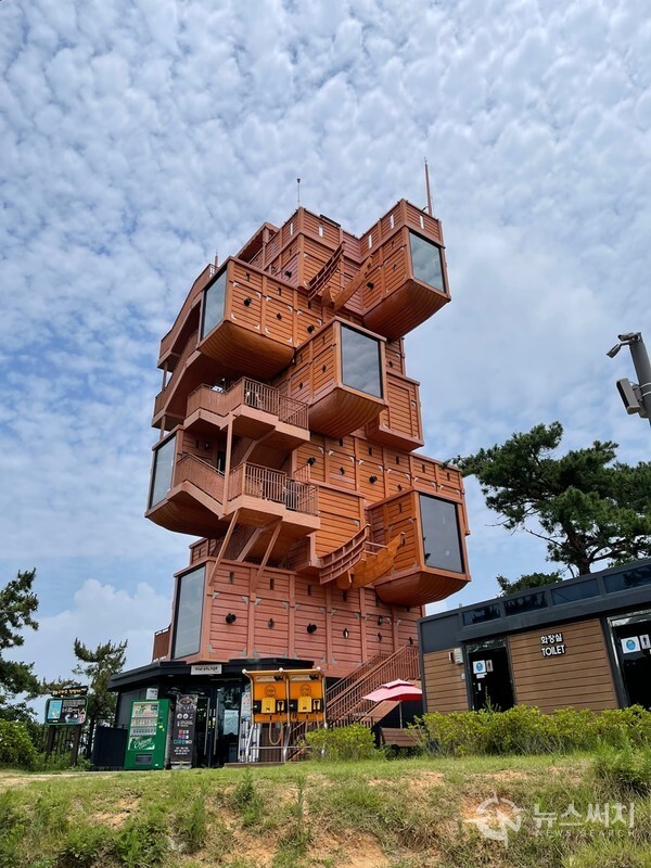 ▲ 목포 고하대 전망대의 모습