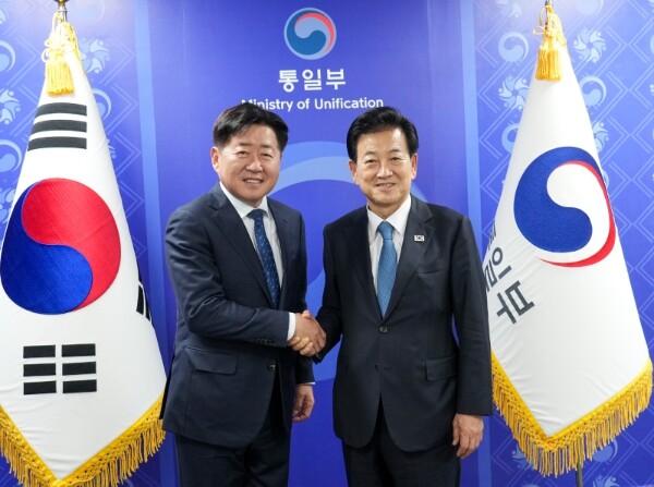 오영훈 제주도지사, 통일부 장관과 남...