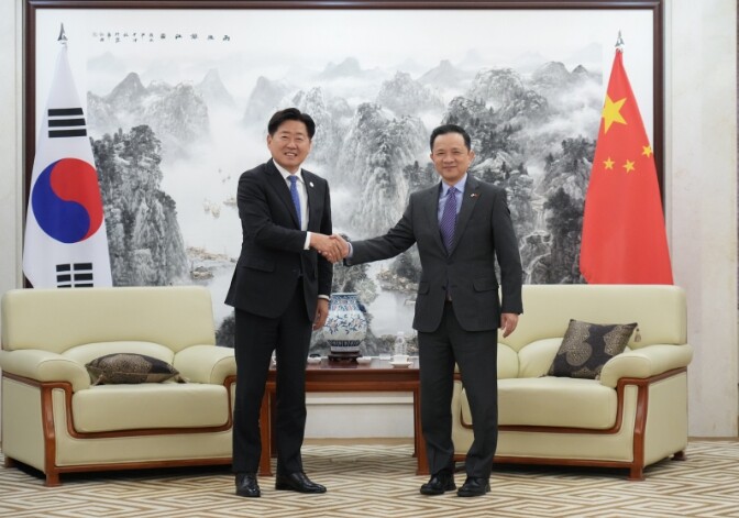 제주도 오영훈 지사, 주한중국대사 면...