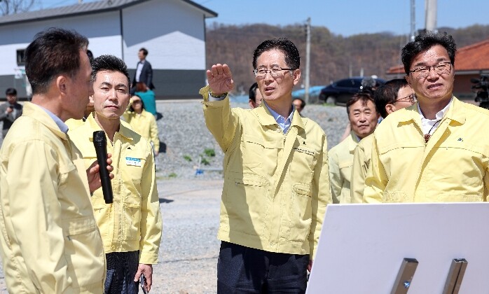경북도, 초대형 산불 피해극복 현장 ...
