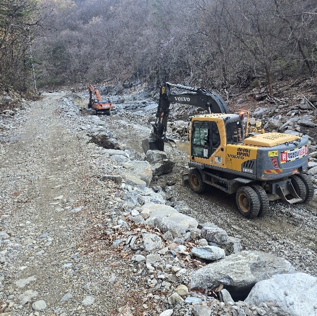 경기도, 연인산도립공원 폭우 피해 