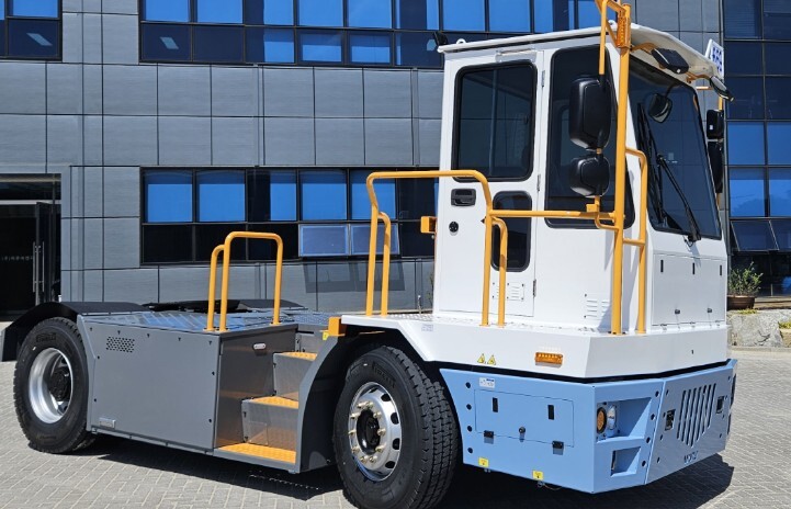 해양수산부, 국산 무탄소 전기 야드트...